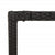 7 Piece Garden Dining Set with Cushions Black Poly Rattan