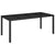 9 Piece Garden Dining Set with Cushions Black and Grey Poly Rattan