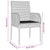 9 Piece Garden Dining Set with Cushions Black and Grey Poly Rattan