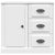 Sideboards 2 pcs White Engineered Wood