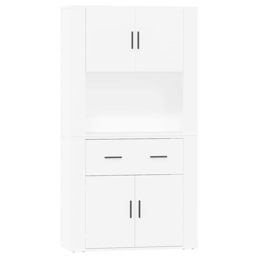 Highboard White Engineered Wood