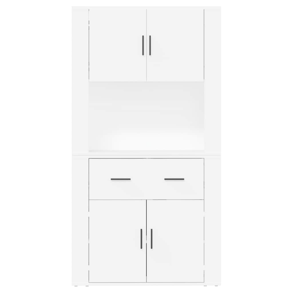 Highboard White Engineered Wood