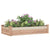 Garden Raised Bed with Liner 120x60x25 cm Solid Wood Fir