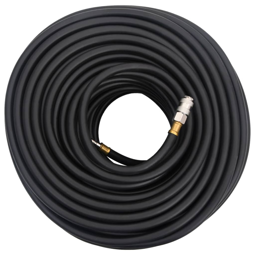 Hybrid Air Hose Black 0.6" 20 m Rubber and PVC