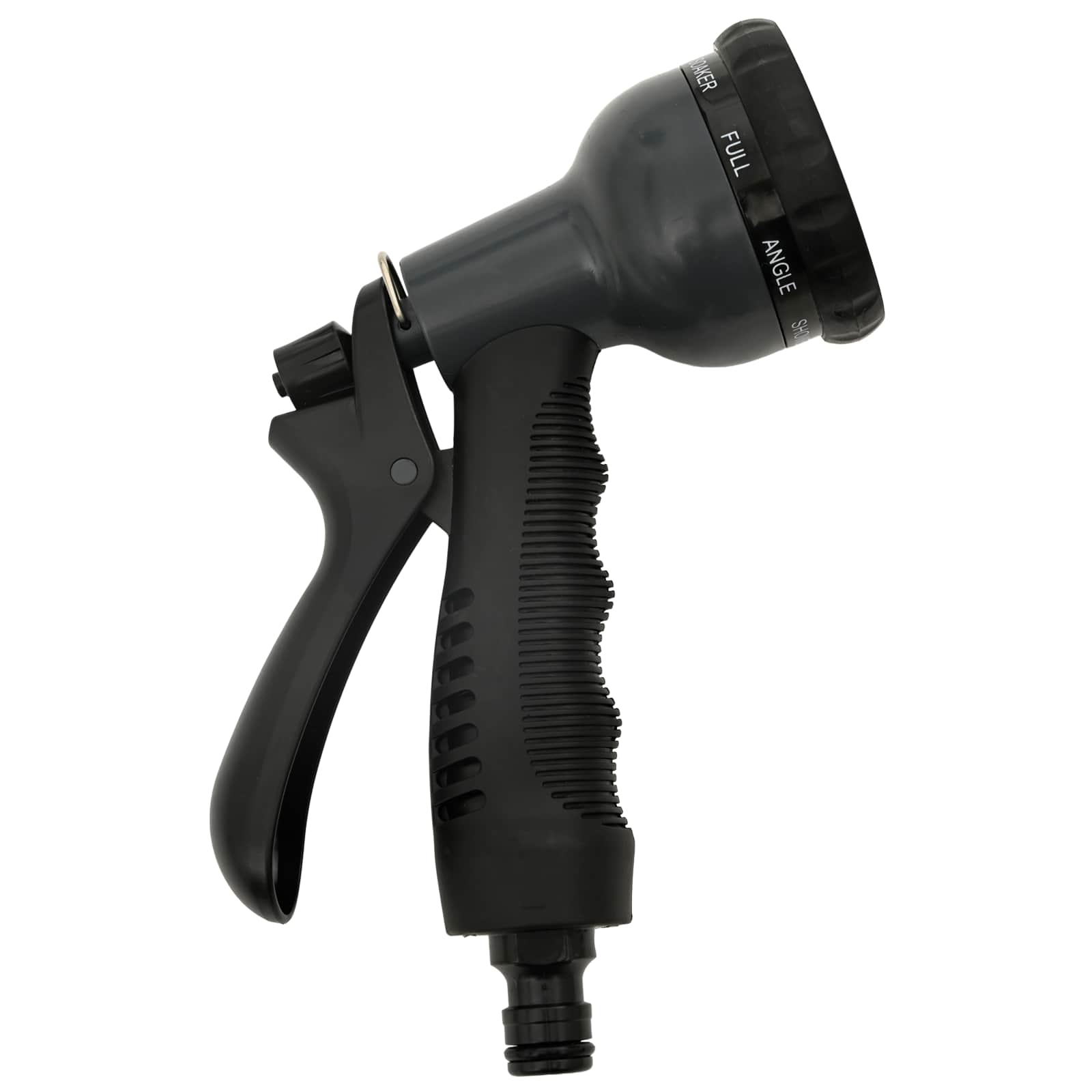 Garden Hose with Spray Nozzle Silver 0.6" 7.5 m Stainless Steel