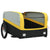 Bike Trailer Black and Yellow 45 kg Iron