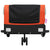 Bike Trailer Black and Orange 30 kg Iron