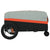 Bike Trailer Black and Orange 30 kg Iron