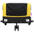 Bike Trailer Black and Yellow 30 kg Iron