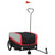 Bike Trailer Black and Red 45 kg Iron