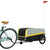 Bike Trailer Black and Yellow 45 kg Iron