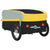 Bike Trailer Black and Yellow 45 kg Iron