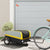 Bike Trailer Black and Yellow 45 kg Iron