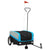 Bike Trailer Black and Blue 45 kg Iron