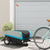 Bike Trailer Black and Blue 45 kg Iron