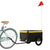 Bike Trailer Black and Yellow 30 kg Iron