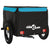 Bike Trailer Black and Blue 30 kg Iron