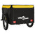 Bike Trailer Black and Yellow 45 kg Iron