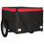 Bike Trailer Black and Red 45 kg Iron