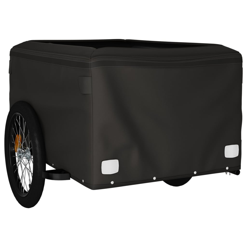 Bike Trailer Black and Red 45 kg Iron