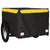 Bike Trailer Black and Yellow 45 kg Iron