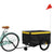 Bike Trailer Black and Yellow 45 kg Iron