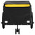 Bike Trailer Black and Yellow 45 kg Iron