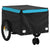 Bike Trailer Black and Blue 45 kg Iron