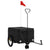 Bike Trailer Black 45 kg Iron