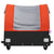 Bike Trailer Black and Orange 30 kg Iron