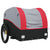 Bike Trailer Black and Red 30 kg Iron