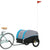 Bike Trailer Black and Blue 45 kg Iron