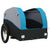 Bike Trailer Black and Blue 45 kg Iron