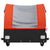 Bike Trailer Black and Orange 45 kg Iron