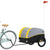 Bike Trailer Black and Yellow 45 kg Iron