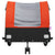 Bike Trailer Black and Orange 45 kg Iron