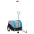 Bike Trailer Black and Blue 45 kg Iron