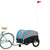 Bike Trailer Black and Blue 45 kg Iron