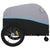 Bike Trailer Black and Blue 45 kg Iron