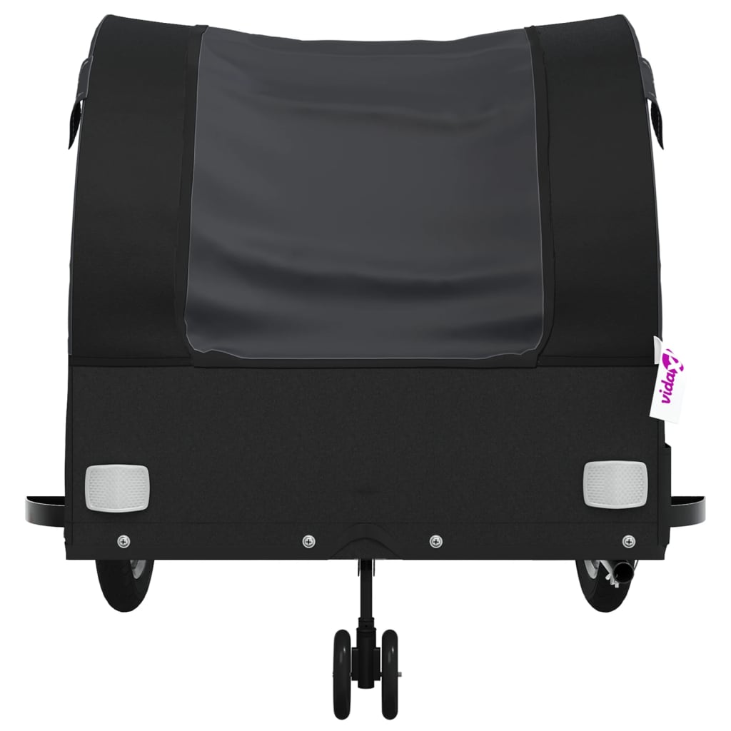 Bike Trailer Black 45 kg Iron