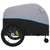 Bike Trailer Black and Blue 45 kg Iron