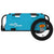 Bike Trailer Blue Oxford Fabric and Iron