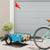 Bike Trailer Blue Oxford Fabric and Iron