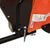 Bike Trailer Orange Oxford Fabric and Iron