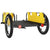 Bike Trailer Yellow Oxford Fabric and Iron