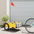 Bike Trailer Yellow Oxford Fabric and Iron