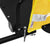 Bike Trailer Yellow Oxford Fabric and Iron