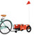 Bike Trailer Orange Oxford Fabric and Iron