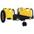 Bike Trailer Yellow Oxford Fabric and Iron