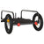 Bike Trailer Black 122x53x31 cm Iron